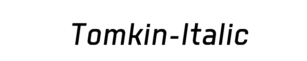 Tomkin-Italic