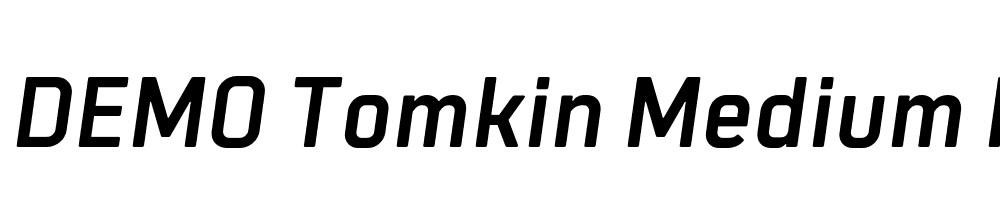 FSP DEMO Tomkin Medium Italic