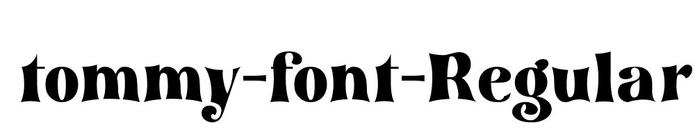 tommy-font-Regular