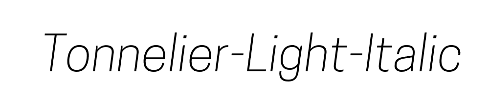 Tonnelier-Light-Italic