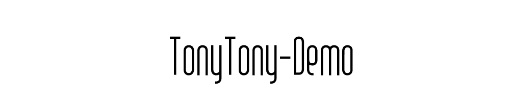 TonyTony-Demo