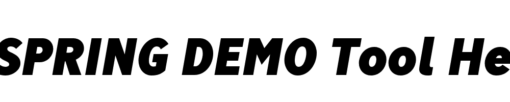  DEMO Tool He Italic