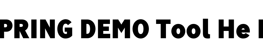  DEMO Tool He Regular