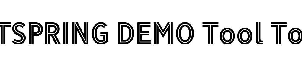  DEMO Tool To Bold