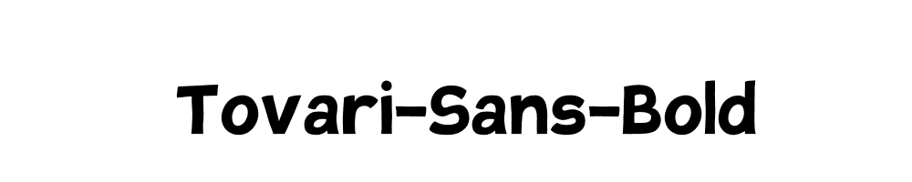 Tovari-Sans-Bold