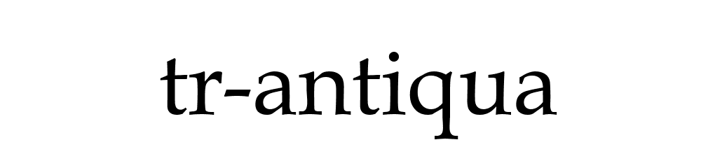 Tr Antiqua