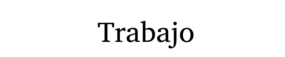 Trabajo