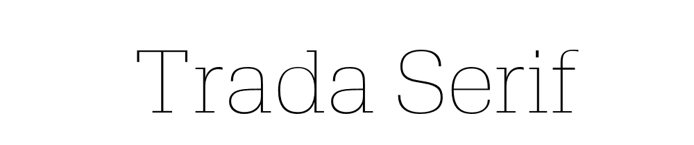 Trada Serif