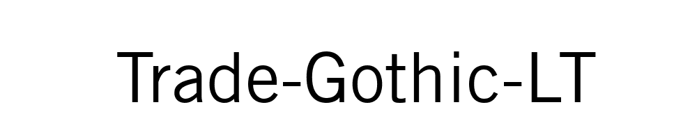 Trade-Gothic-LT