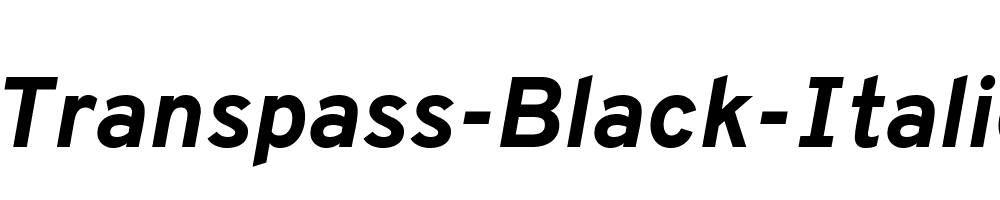 Transpass-Black-Italic