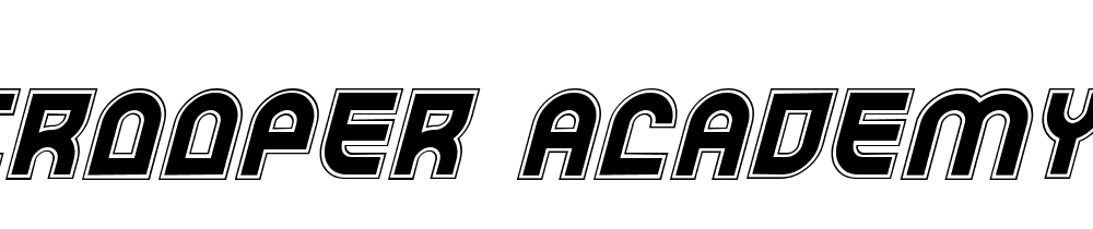 Trek Trooper Academy Italic