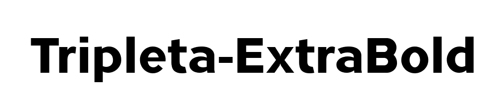 Tripleta-ExtraBold