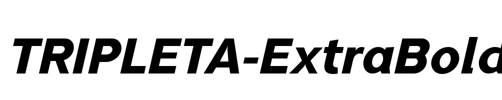 TRIPLETA-ExtraBold