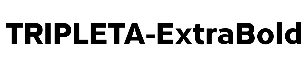 TRIPLETA-ExtraBold