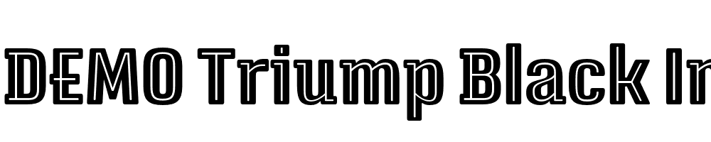  DEMO Triump Black Inline Regular