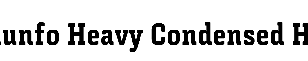  DEMO Triunfo Heavy Condensed Heavy Condensed