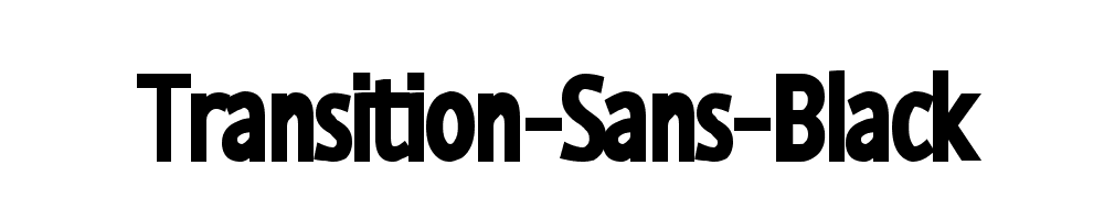 Transition-Sans-Black