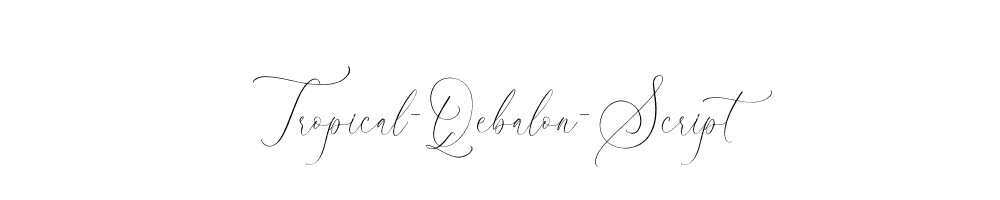 Tropical-Qebalon-Script