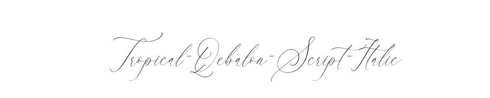 Tropical-Qebalon-Script-Italic