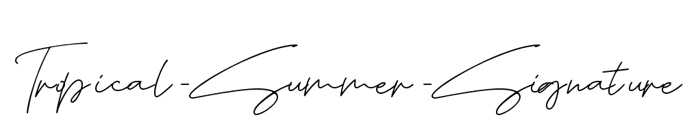 Tropical-Summer-Signature