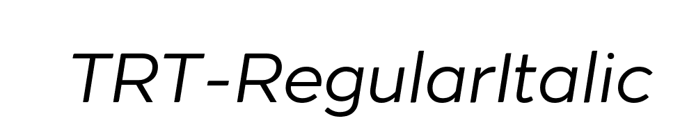 TRT-RegularItalic