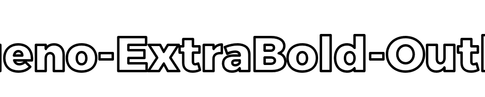 Trueno-ExtraBold-Outline