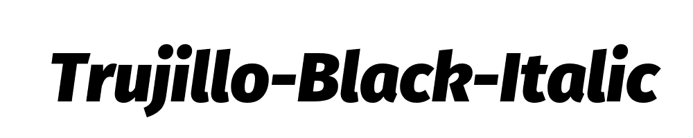 Trujillo-Black-Italic