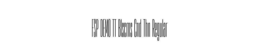 FSP DEMO TT Blscrns Cnd Thn Regular