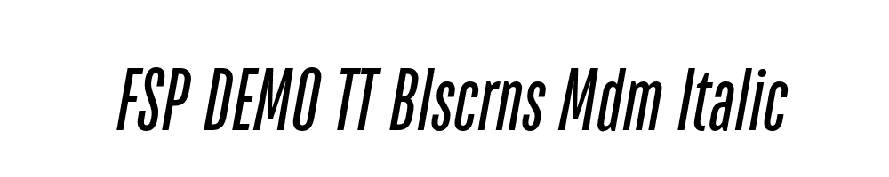 FSP DEMO TT Blscrns Mdm Italic