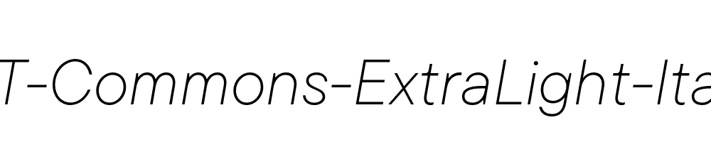 TT-Commons-ExtraLight-Italic