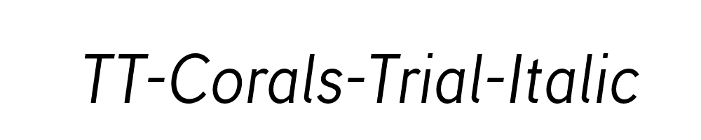 TT-Corals-Trial-Italic