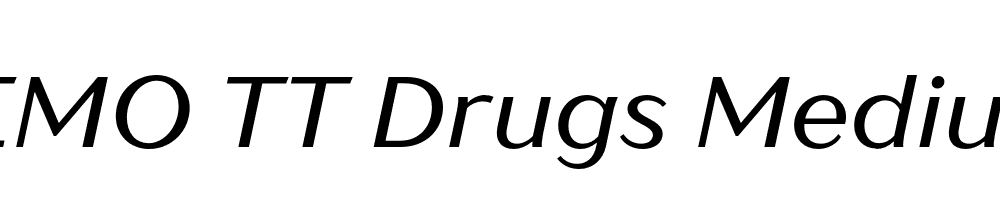 FSP DEMO TT Drugs Medium Italic