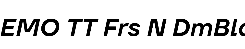 FSP DEMO TT Frs N DmBld Italic