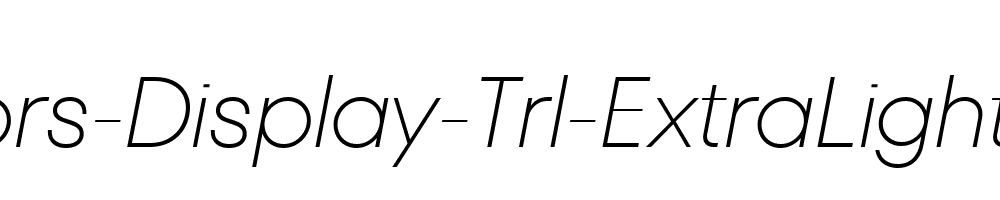 TT-Fors-Display-Trl-ExtraLight-Italic