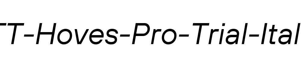 TT-Hoves-Pro-Trial-Italic