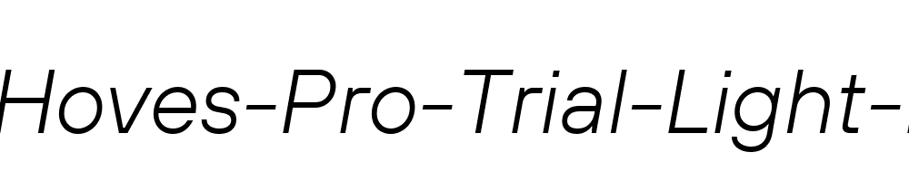 TT-Hoves-Pro-Trial-Light-Italic