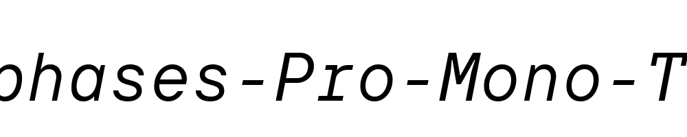 TT-Interphases-Pro-Mono-Trl-Italic