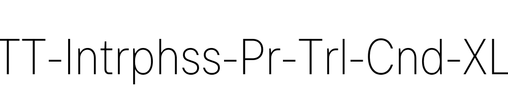 TT-Intrphss-Pr-Trl-Cnd-XLt