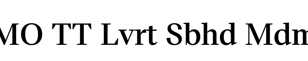 FSP DEMO TT Lvrt Sbhd Mdm Regular