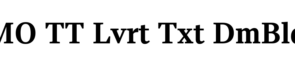 FSP DEMO TT Lvrt Txt DmBld Regular