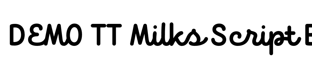 FSP DEMO TT Milks Script Bold