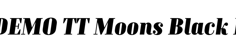 FSP DEMO TT Moons Black Italic