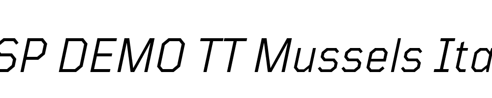 FSP DEMO TT Mussels Italic