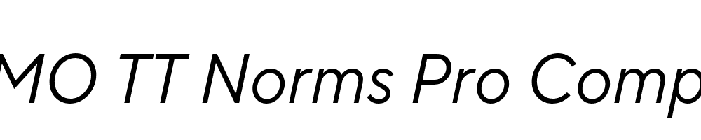 FSP DEMO TT Norms Pro Compact Italic