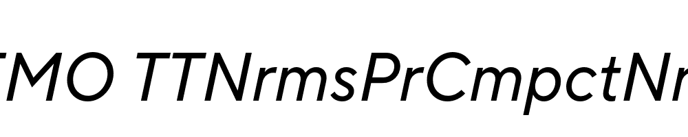 FSP DEMO TTNrmsPrCmpctNrml Italic