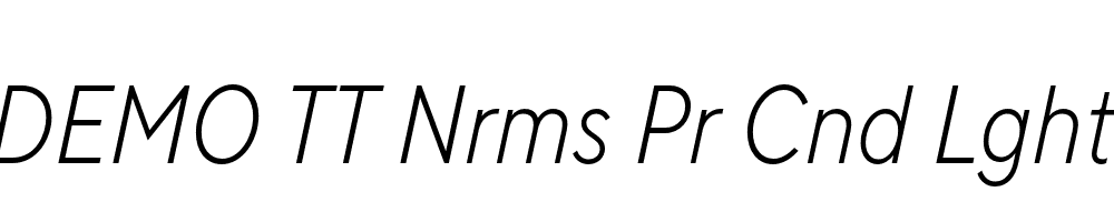 FSP DEMO TT Nrms Pr Cnd Lght Italic