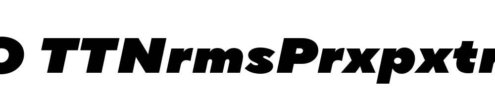 FSP DEMO TTNrmsPrxpxtrBlck Italic