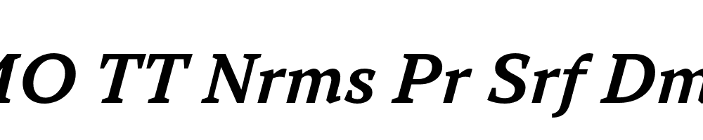 FSP DEMO TT Nrms Pr Srf DmBld Italic