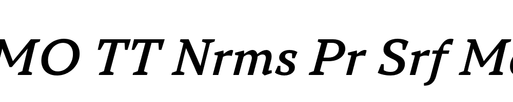 FSP DEMO TT Nrms Pr Srf Mdm Italic