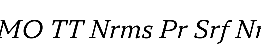 FSP DEMO TT Nrms Pr Srf Nrml Italic